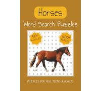 Horse Word Search Puzzle Book: Easy to Read Word Searches about Horses, Horce Racing, Horseback Riding and More | 50+ Puzzles, 600+ Words | 6x9 ... | Perfect Gift for Horse & Animal Lovers