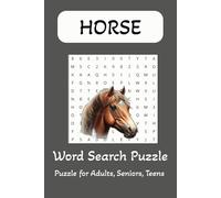Horse Word Search Puzzle Book: Gallop Through Word Puzzles: A Variety of Horse-Themed Word Searches for Hours of Entertainment | 6x9 inches, 110 pages | 50+ Puzzles