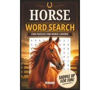 Horse Word Search Puzzle Book: Horse Word Search Puzzle Book for Adults & Teens | Large Print | 55 Easy-to-Read Puzzles About Horses, Horseback ... Perfect Gift for Horse Lovers and Travel Fun