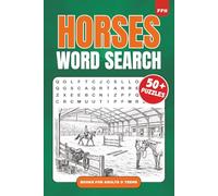 Horse word search puzzle book: Word Search Puzzle Book with a horse theme | Horses, Pony's, stable's | 6x9 inches 110 pages | 50+ Puzzles | Solutions included