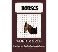 Horse Word Search Puzzle Book: Word Searches with Easy-to-Read Print about Horses, Equestrian Life, Horseback Riding and More | 6x9 inches, 110 Pages ... for Vacations, Holidays, and Leisure Time