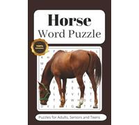 Horse Word Search Puzzle Book: Word Searches with Easy to Read Print about Horses, Horse Lovers, Horseback Riding, Horse Racing and More | 6x9 inches, ... for Vacations, Holidays and Leisure Times
