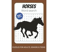 Horse Word Search Puzzle Book: Word Searches with Easy to Read Print about Horses, Horseback Riding, Horse Racing and more | 6x9 inches, 110 Pages | ... Gift for Vacations, Holidays and free Times