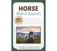 Horse Word Search: Word Search with Easy to Read print for horse lovers, horseback riding, horse training | 6 X 9 inches | 110 pages | great gift for vacations, travel wait times and down time