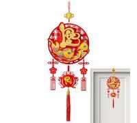 Horse Year Chinese Pendant - 2026 Ornament | Auspicious Horse Year Decoration To Attract Wealth And Good Fortune, Perfect For Wall, Window, Living Room, Bedroom, Entryway, Family, Friends And Classmat