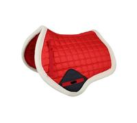 Horseback Riding Mat Non Slip Saddle Cushion Breathable Sweat Absorbing Equestrian Accessory For Training para Caballo(Red)