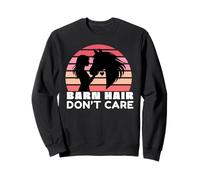Horsegirl Barn Hair Don't Care Horse Girls - Camiseta para Amantes de los Caballos Sudadera