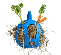 Horsemen’s Pride Juguete para caballos Jolly – Bola de heno, Azul