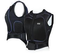 Horses Body protección unisex New negro XL, chaleco protector para caballeros y amazonas, tejido técnico con inserciones, elástico, se adapta a las formas del cuerpo