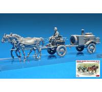 MiniArt 35057 Horses Drawn Field Kitchen KP-42 - Cocina móvil soviética en Miniatura con Caballos (Escala 1:35)