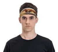 Horses in The Fields - Diadema deportiva unisex, transpirable y húmeda, adecuada para correr, ciclismo, yoga, esperar deportes