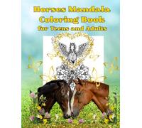Horses Mandala Coloring Book for Teens and Adults (Animal Mandala Coloring Books)