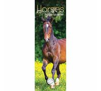 Horses - Pferde 2026 - Slimline-Kalender: Original Carousel Calendar [Mehrsprachig] [Kalender]
