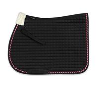 Horses Salto Connie negro completo, suave y resistente, indispensable para proteger el caballo de los traumas y choques excesivos, sobrio y elegante