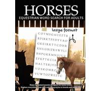 Horses Word Search: A Freestyle Word Search Book for Horse Lovers