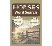 Horses Word Search Book: A Horse Themed Word Find Puzzle for Adults, Teens, Seniors