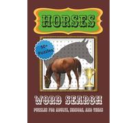 Horses Word Search Puzzle Book: Word Search Puzzles with Easy to Read Print about Horses | 6 x 9 inches, 110 pages | Great gift for Vacations, Holiday, and Leisure time
