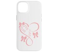 Horseshoe Heart Beat Love Horses Fun Bow Coquette Horse Girl Carcasa para iPhone 14 Plus