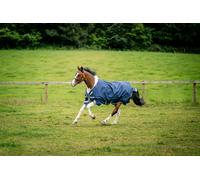 Horseware Ireland Amigo 1200D Wug Turnout 50g Navy/Titanium Grey & Silver - 160 cm Horseware Ireland