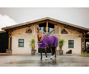 Horseware Ireland Amigo Fleece Cooler, Winterberry/Taupe - 140 cm Horseware Ireland