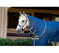 Horseware Ireland Amigo Ripstop Insulator Stable Hood 200g Navy/Titanium Grey - M Horseware Ireland