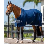 Horseware Ireland Amigo Stable Sheet, Navy/Titanium Grey & Silver, 145 cm - 1 pieza Horseware Ireland