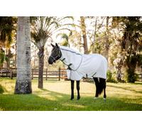 Horseware Ireland Amigo Summer Sheet Plus, Navy Check/Titanium Grey and Silver - 145 cm Horseware Ireland
