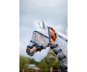 Horseware Ireland Mosquero Rambo® Plus "Silver/Navy" - FULL (standard) Horseware Ireland