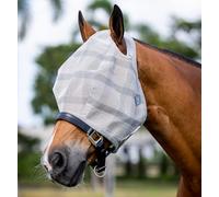 Horseware Irlanda Newmarket - Máscara antimoscas de caballo sin orejas de Witney y carbón