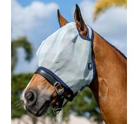 Horseware Irlanda Newmarket Witney and Navy - Máscara antimoscas de caballo sin orejas