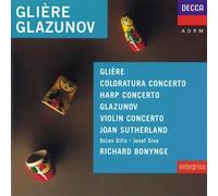 Horst Stein - Gliere-Cto Pr Colorature&Orch-Sutherland-Cto Pr Harpe&Orch-G Lazounov-Cto Vlon-Stravins-Cui&Oeuv.Div