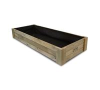 Hortalia Huerto Urbano De Madera en Suelo - Protección Autoclave Nivel IV - Box (XXL30)