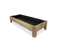 Hortalia Huerto Urbano - Jardinera de Madera Mesa de Cultivo - Protección Autoclave Nivel IV - Gardenbrico (XL40)