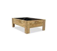 Hortalia Huerto Urbano - Jardinera de Madera Mesa de Cultivo - Protección Autoclave Nivel IV - Gardenbrico (L40)