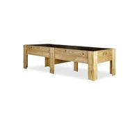 Hortalia Huerto Urbano - Jardinera de Madera Mesa de Cultivo - Protección Autoclave Nivel IV - Gardenbrico (XXL40)