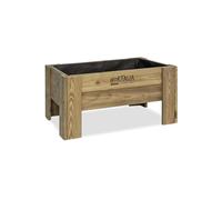 Hortalia Huerto Urbano - Jardinera de Madera Mesa de Cultivo - Protección Autoclave Nivel IV - Gardenbrico (M40)