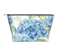 Hortensia Acuarela Impresa, Bolsa de artículos de tocador Bolsa de Maquillaje Bolsa de cosméticos Bolsa de artículos de tocador de Viaje portátil