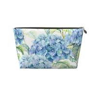 Hortensia Acuarela Impresa, Bolsa de Maquillaje Bolsa de cosméticos Bolsa de artículos de tocador de Viaje portátil Bolsa de artículos de tocador