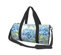 Hortensia Acuarela Impresa, Bolsa de Viaje de Gran Capacidad, Bolso Redondo, Bolsa de Viaje Deportiva, Bolsa de Mano, Bolsa de Fitness