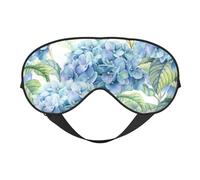 Hortensia Acuarela Impresa, Cubreojos completos Antifaz bloqueador de luz Antifaz para dormir Antifaz suave con los ojos vendados Noche