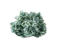 Hortensias artificiales Jarrón de hortensias de seda con flores artificiales for decoración del hogar, accesorios for bodas, plantas falsas decorativas, material for guirnaldas navideñas(Light green)