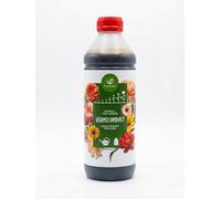 Hortulani Humus de Lombriz Líquido para Plantas con Flores - Abono Flores, Rosales, Plantas Interior y Exterior con Humus de Lombriz - 1L / 200L