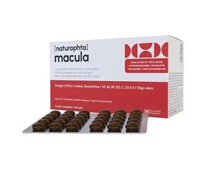 Horus Pharma. NaturOphta Macula, para 3 meses, formato económico con 180 cápsulas