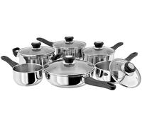 Horwood Homewares Judge Vista Piezas (cazos de 16/18/20 cm, una Cacerola 24 cm y un - Cacerola (20 cm)