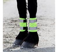 HORZE Bandas Reflectantes para Patas, Amarillo, One Size
