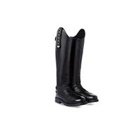 HORZE Botas de equitación para niños Portland con cristales, Negro , 35 EU