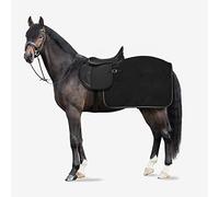 HORZE Kiel - Manta polar para riñón, color negro