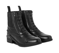 HORZE Kingston Jodphur - Botas de equitación con doble cremallera para mujer, Negro , 38 EU