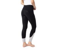 HORZE Pantalón de equitación Mujer Felicia, pantalón de equitación con Asiento Completo y Bolsillo para teléfono, Negro, EU38