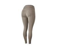 HORZE Pantalones de equitación para Mujer Mira, Leggings de Montar con Bolsillo para el móvil y Asiento Completo, Marrón, EU38